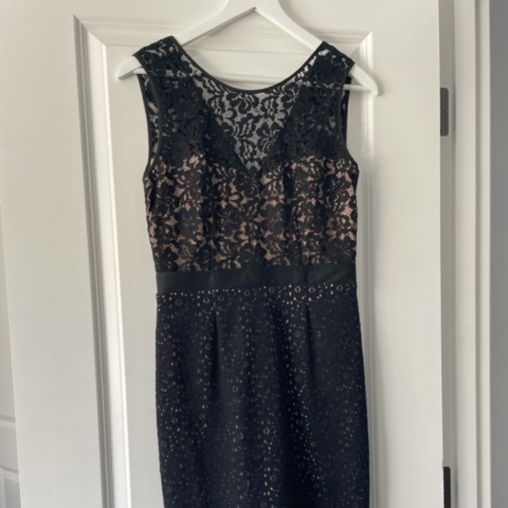 BCBG Black Lace Dress